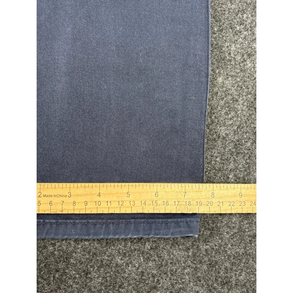 Levis Mens Chino Pants Navy Blue Straight Leg Cotton Twill W34 L34 18201-0037